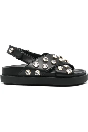 Maje Sandalias con apliques de cristal