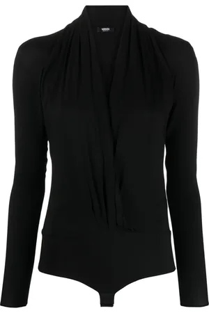 VERSACE Body drapeado con cuello en V