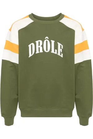 Drôle de Monsieur Sudadera con logo bordado