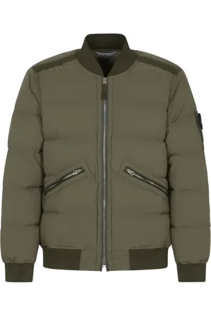 Stone Island Chaqueta bómber con distintivo Compass