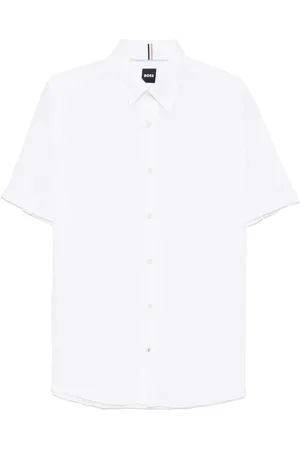 HUGO BOSS Camisa con logo bordado