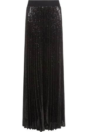 ALICE+OLIVIA Falda larga con lentejuelas