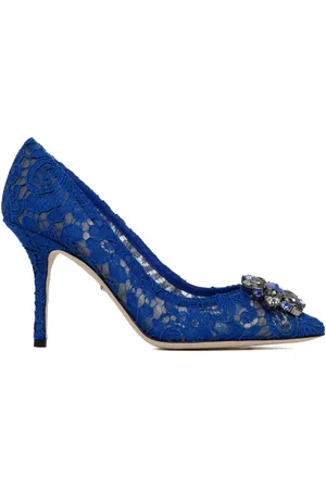Dolce & Gabbana Zapatos de tacón de encaje con apliques