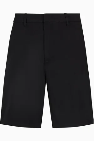 Armani Exchange Bermudas de algodón con pinzas