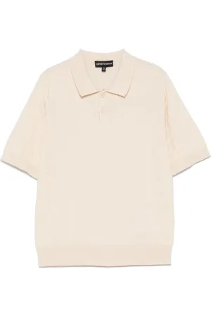 Emporio Armani Polo con logo en jacquard