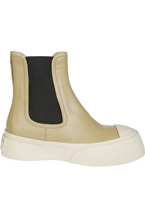 Marni Botas chelsea de piel con tacón de 45 mm