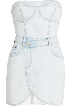 Karl Lagerfeld Minivestido vaquero estilo bustier