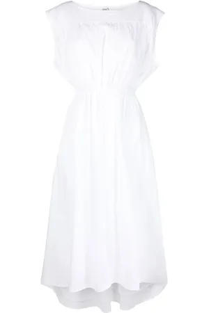 Totême Vestido midi asimétrico