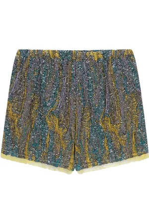 DRIES VAN NOTEN Pantalones cortos en jacquard