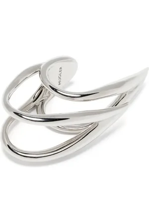 MUGLER Anillo V con acabado pulido
