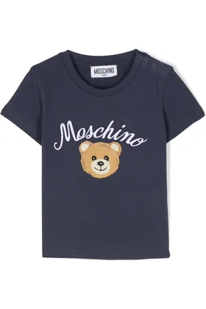 Moschino Camiseta con logo bordado