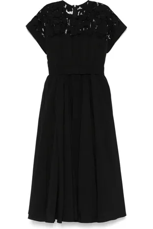 NISSA Vestido midi con detalles de encaje