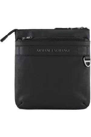 Armani Exchange Bolso messenger con letras del logo