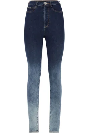 Philipp Plein Vaqueros skinny de talle alto