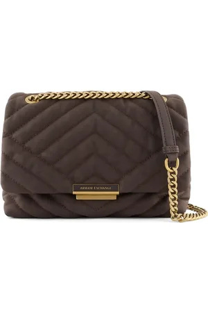 Armani Exchange Bolso de hombro acolchado