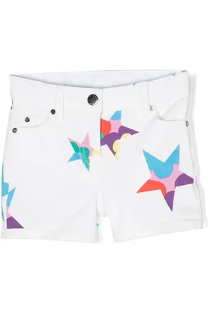Stella McCartney Pantalones vaqueros cortos con estrellas estampadas