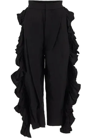 UMA WANG Pantalones con volantes
