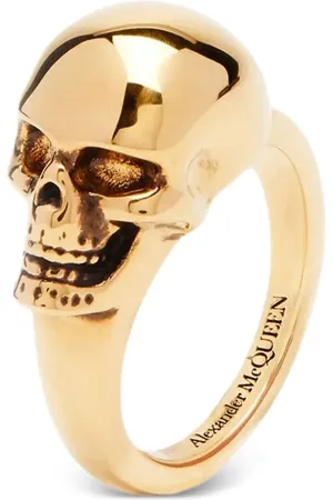 Alexander McQueen Anillo The Side Skull