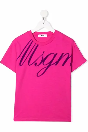 Msgm Camiseta con logo estampado