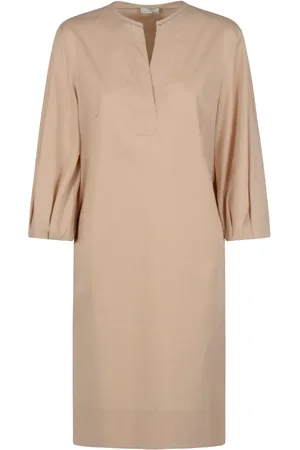 PESERICO SIGN Vestido estilo túnica con detalle de solapa