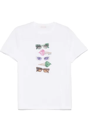 Liu Jo Camiseta con gafas de sol estampadas