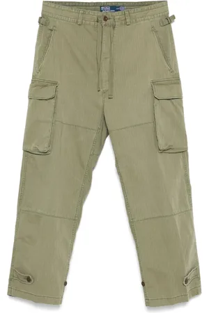 Ralph Lauren Pantalones cargo con motivo de espiga