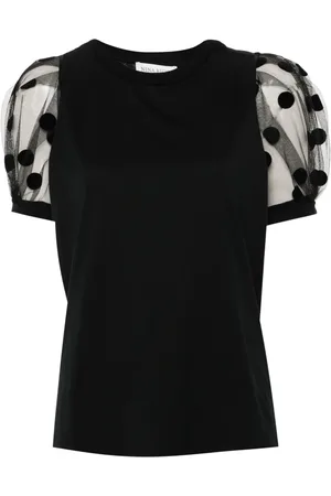 Nina Ricci Camiseta con detalle afelpado
