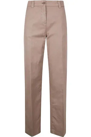 Aspesi Pantalones rectos de algodón