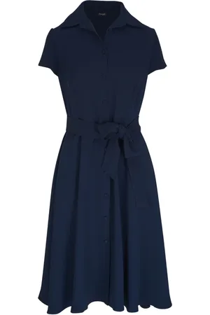 Kiton Vestido midi con cintura lazada