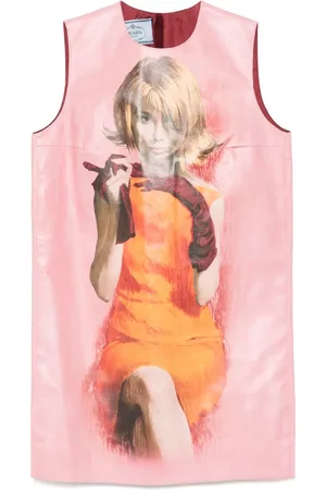 Prada Vestido corto poster girl