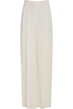Brunello Cucinelli Pantalones anchos de lino
