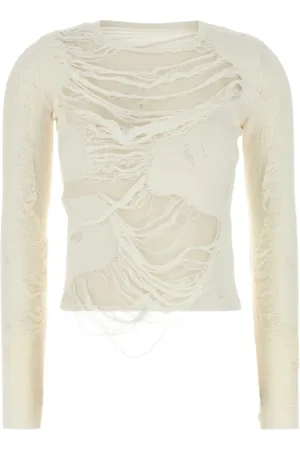 Maison Margiela Jersey con efecto rasgado