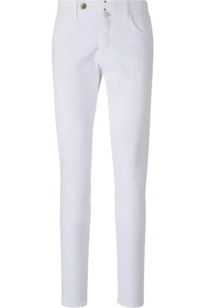 Incotex Vaqueros rectos de algodón stretch
