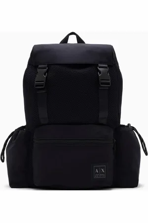 Armani Exchange Mochila con parche del logo