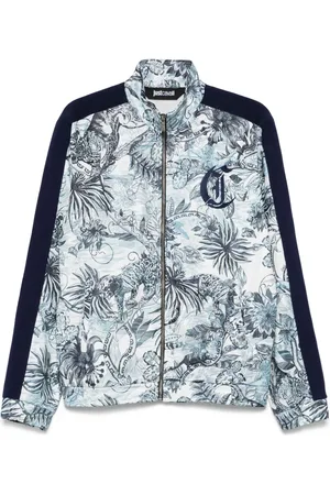 Roberto Cavalli Sudadera con selva estampada