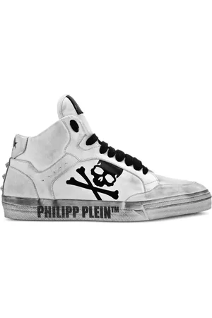 Philipp Plein Zapatillas Retrokickz con acabado envejecido