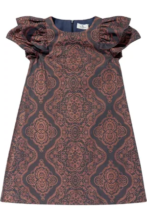 Etro Vestido con motivo de damasco