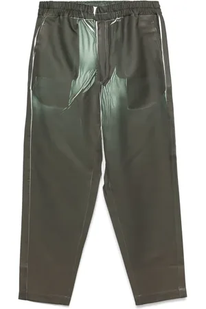 Comme des Garçons Pantalones con estampado vaquero