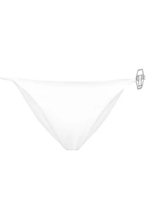 Philipp Plein Bragas de bikini con detalle de cristales