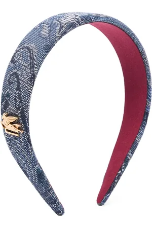 Etro Diadema con motivo floral en jacquard