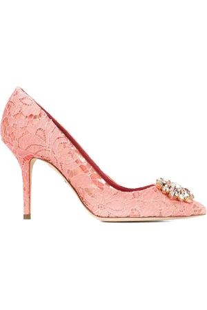 Dolce & Gabbana Zapatos Lace Rainbow con tacón de 90 mm