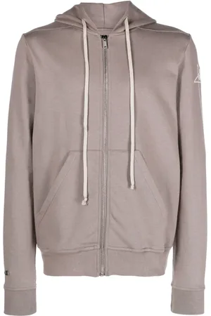 Rick Owens Sudadera con capucha y logo bordado