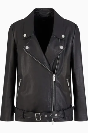 Armani Exchange Chaqueta biker con cremallera