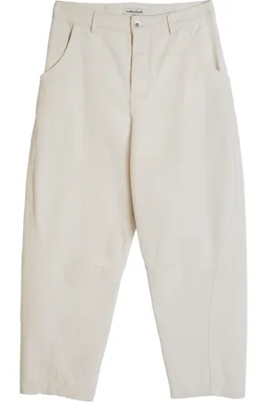 YMC Pantalones rectos con diseño retorcido