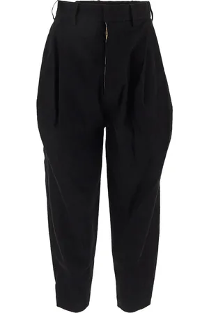 UMA WANG Pantalones de mezcla de lino