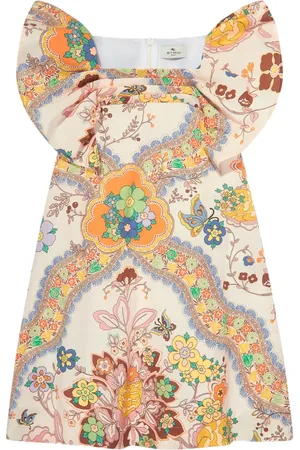 Etro Vestido de algodón con estampado floral