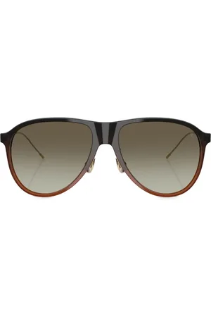 Brunello Cucinelli Gafas de sol con montura estilo piloto