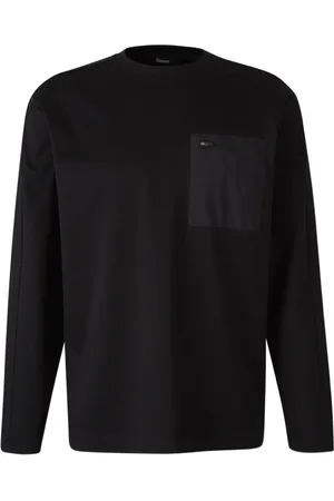 HERNO Camiseta de algodón con bolsillo