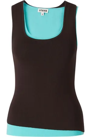 Staud Camiseta de tirantes de tejido jersey