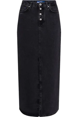 Karl Lagerfeld Falda larga Shank vaquera